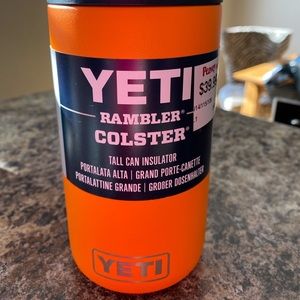 RARE YETI Tall Can 16 oz King Crab Orange Colster